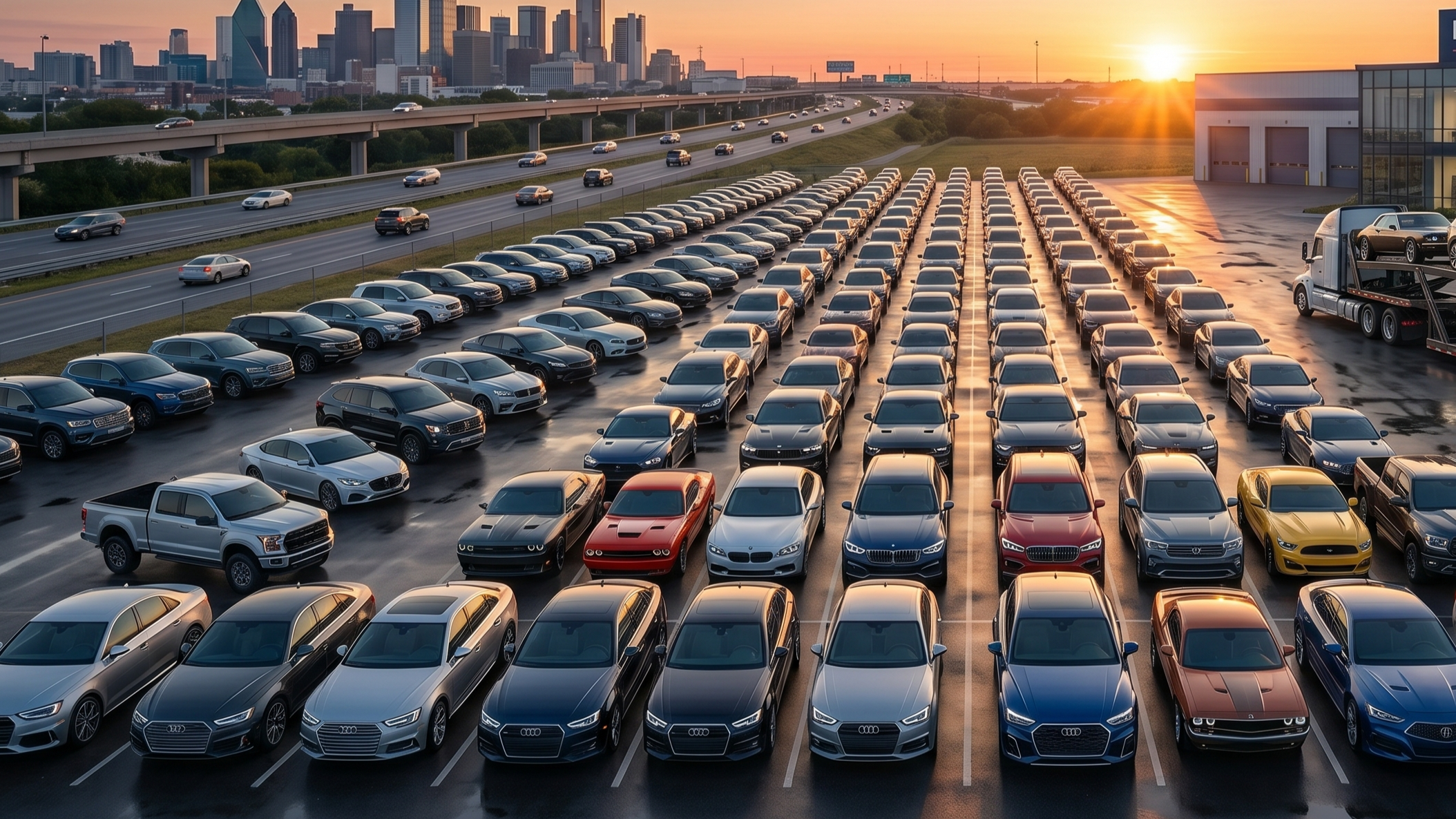 Premium vehicle sourcing background